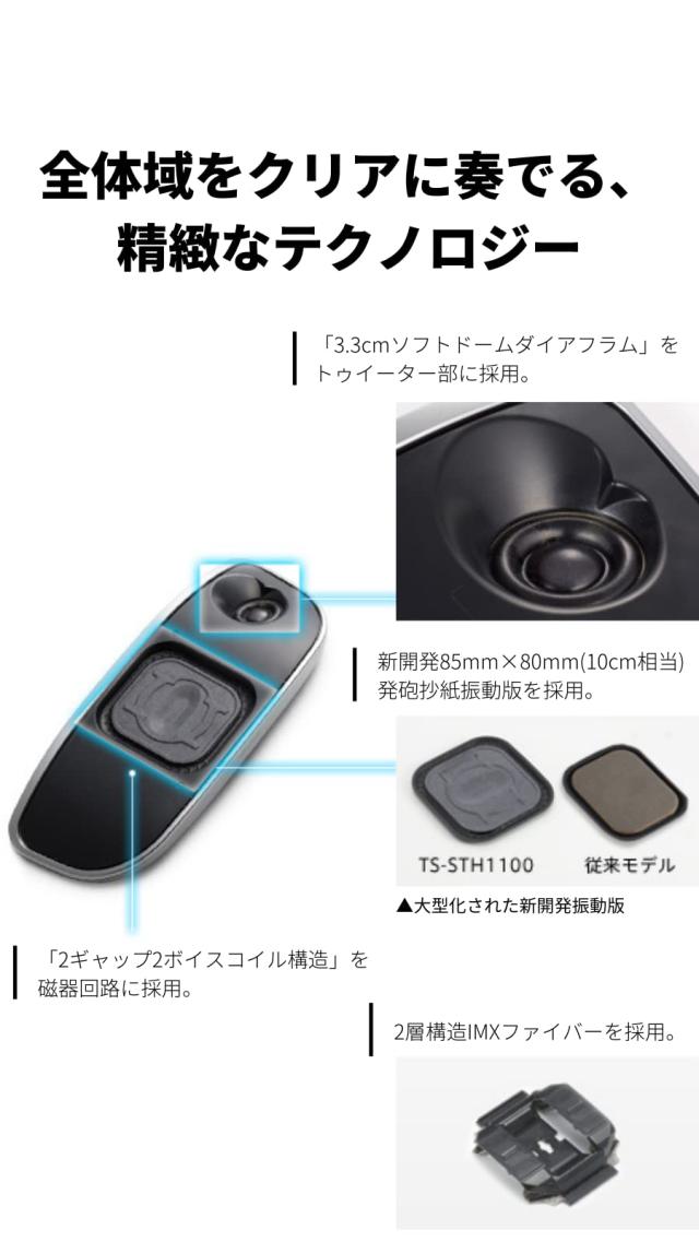 パイオニア カロッツェリア 2ウェイサテライトスピーカー TS-STH1100