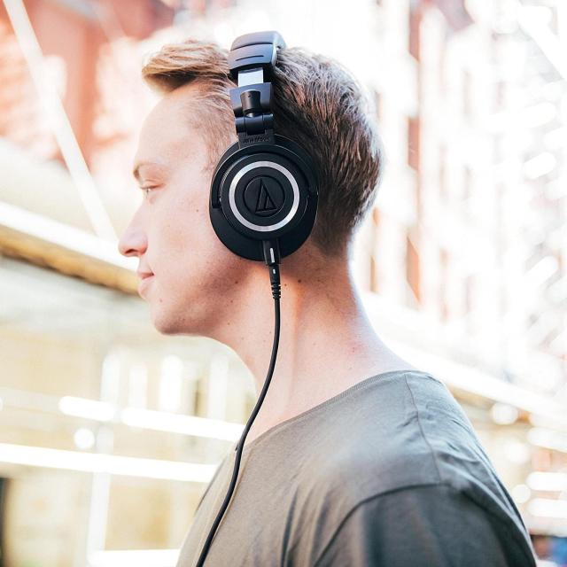 オーディオテクニカ ATH-M50x プロフェッショナルモニターヘッドホン 有線 DTM レコーディング ミックス マスタリング DJ 宅録 【国内正_5