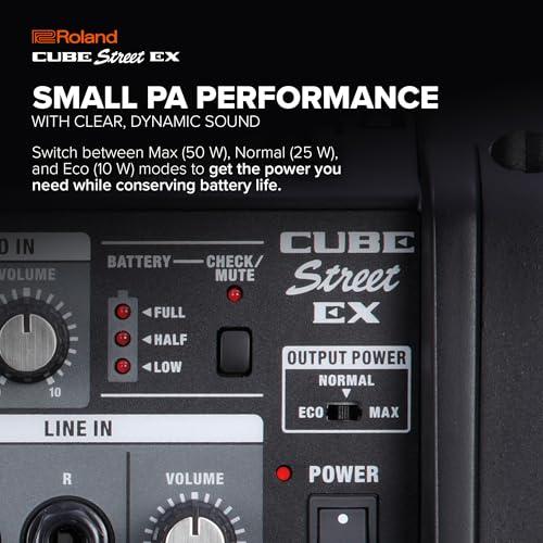 Roland ローランド ポータブルアンプ CUBE Street EX 最大50W出力 屋外 