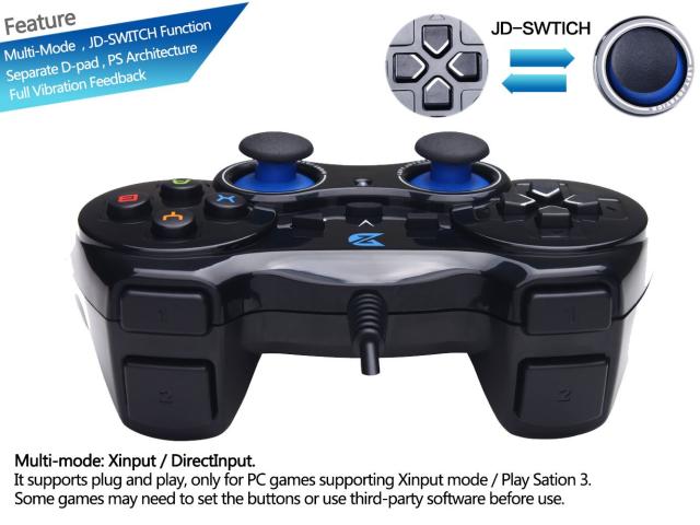 ZD-V+ 有線ゲームパッド コントローラー Windows/PS3の通販はau