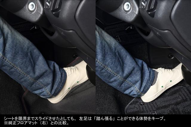 Genb(玄武) ハイエース TRH/KDH200系 標準ボディ コンフォートマット Red Stitch [フロントセット] OMF01RH_4