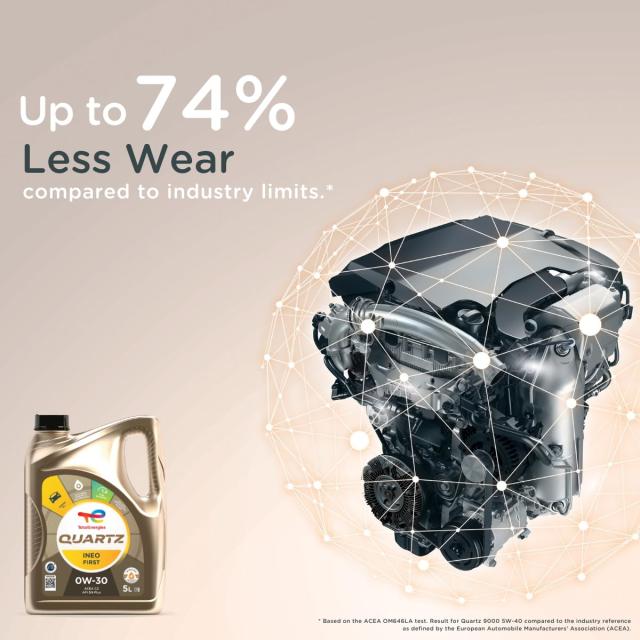 TOTAL ( トタル ) エンジンオイル【QUARTZ INEO FIRST】0W-30 5L 