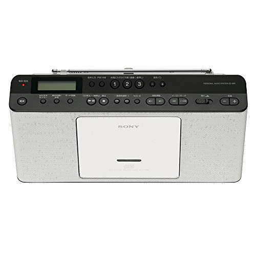 ラジオ ソニー CDラジオ ZS-E80 : FM/AM/ワイドFM対応 語学学