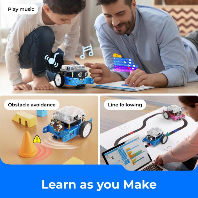 Makeblock mBot Kit STEM Education Arduino Scratch 2.0 Programmable Robot Kit for Kids to Learn Coding - English Version_5