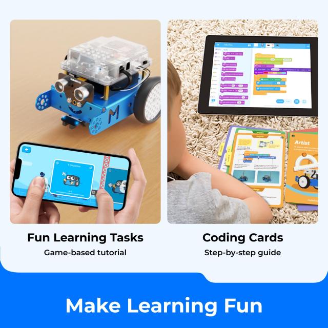 Makeblock mBot Kit STEM Education Arduino Scratch 2.0 Programmable Robot Kit for Kids to Learn Coding - English Version_6