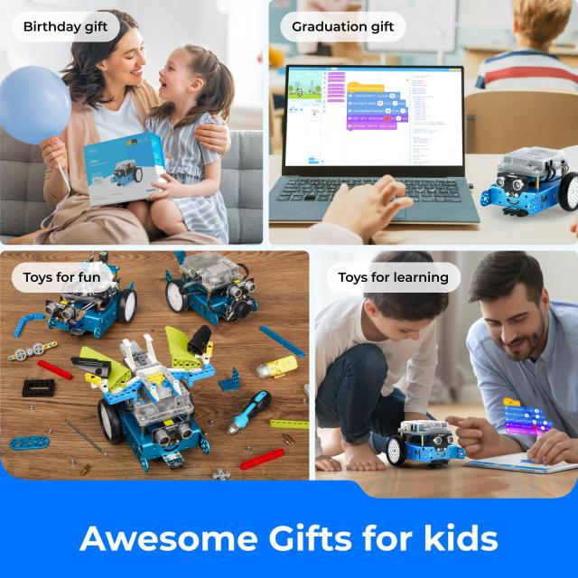 Makeblock mBot Kit STEM Education Arduino Scratch 2.0 Programmable Robot Kit for Kids to Learn Coding - English Version_7