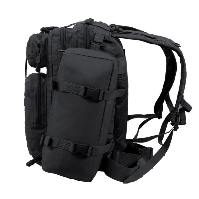 [サイバトロン] リュックデイパック 黒 37L(1+ 2) サイバトロン] バックパック 3Pタクティカル MOLLE 防水 軽量