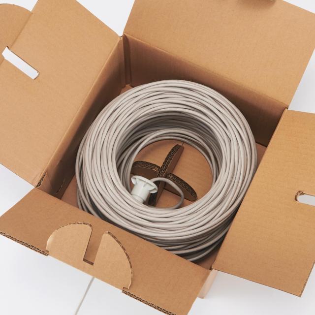 エレコム LANケーブル 100m 自作用 RoHS指令対応 CAT5e ライトグレー LD-CT2/LG100/RS_6