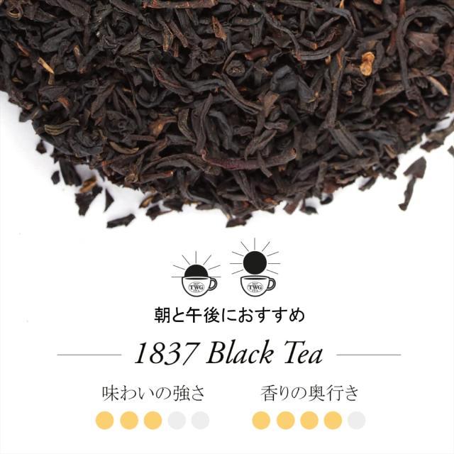 TWG Tea 紅茶 ティーバッグ ギフト 1837 Black Tea 1837ブラックティー