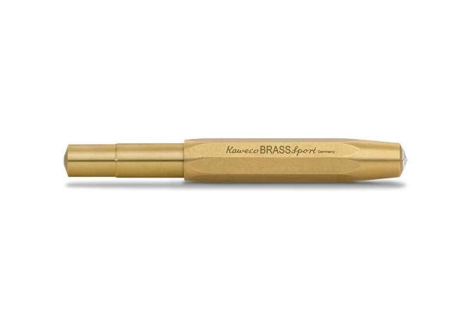 Kaweco カヴェコ 万年筆 M 中字 ブラス スポーツ BRFP-BR 正規輸入品_1