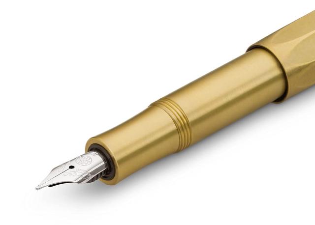 Kaweco カヴェコ 万年筆 M 中字 ブラス スポーツ BRFP-BR 正規輸入品_2