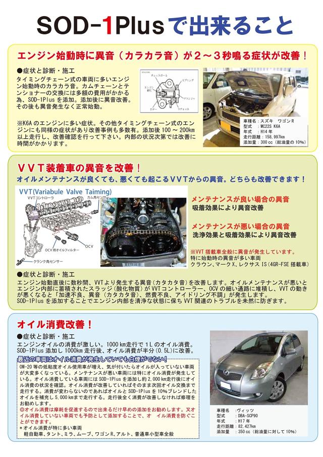 D1ケミカル エステル系オイルメンテナンス剤SOD-1Plus(エス