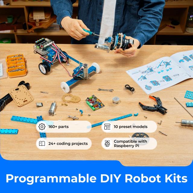 Makeblock mBot Ultimate ロボットアーム 10-in-1 STEM教育 DIY