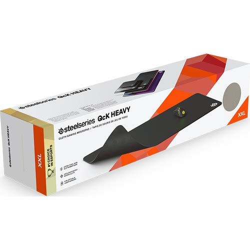 SteelSeries ゲーミングマウスパッド 大型 極厚 ノンスリップラバーベース ブラック 90cm×40cm×0.4cm QcK Heavy XXL 67500の通販は