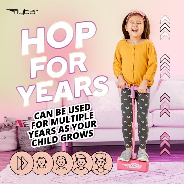 Flybar (フライバー) 子供用 幼児用 マイ ファースト フォーム ホッピング ジャンプ用具 しい 安全 ホッピング 耐久性のあるフォームバン