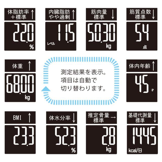 タニタ デュアルタイプ体組成計 インナースキャンデュアル レッド RD-501-RD_2