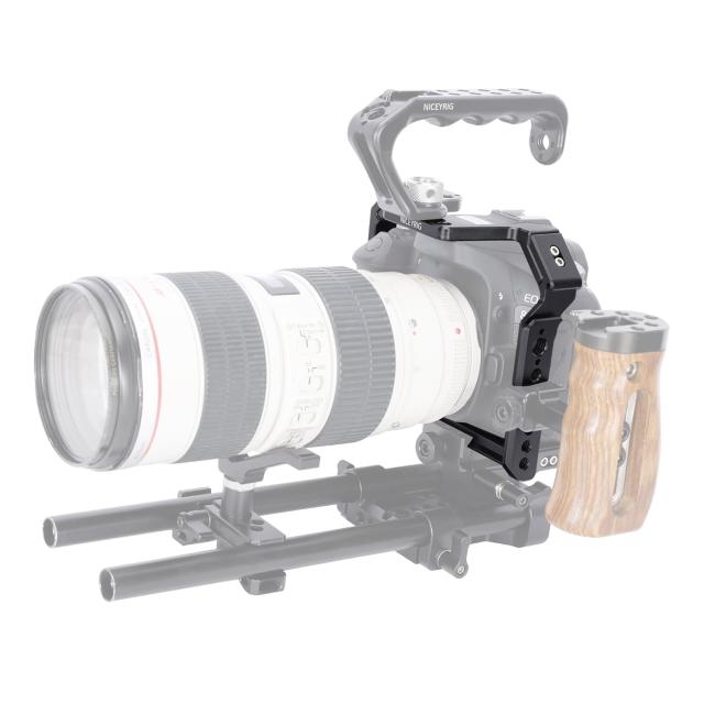 NICEYRIG CANON 90D/80D/70D専用ケージ 拡張カメラケージ NATO Rail 軽量 取付便利 耐久性 DSLR 装備 Canon 90D/80D/70D対応 動画撮影 撮_4