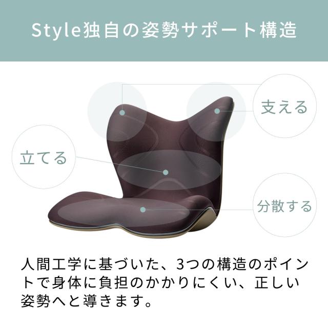 スタイル プレミアム シリーズ/Style PREMIUM Series MTG エムティージー 骨盤サポートチェア 座椅子 ミーティングチェア (シート（PREMI_3