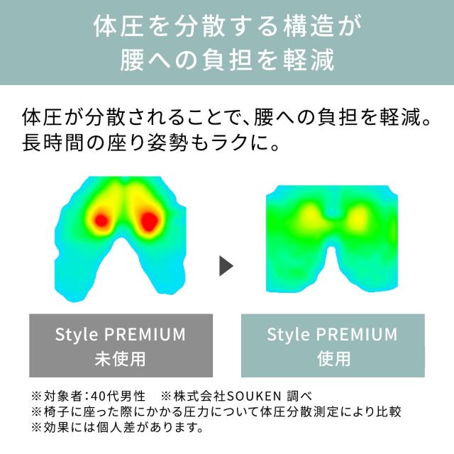 スタイル プレミアム シリーズ/Style PREMIUM Series MTG エムティージー 骨盤サポートチェア 座椅子 ミーティングチェア (シート（PREMI_7