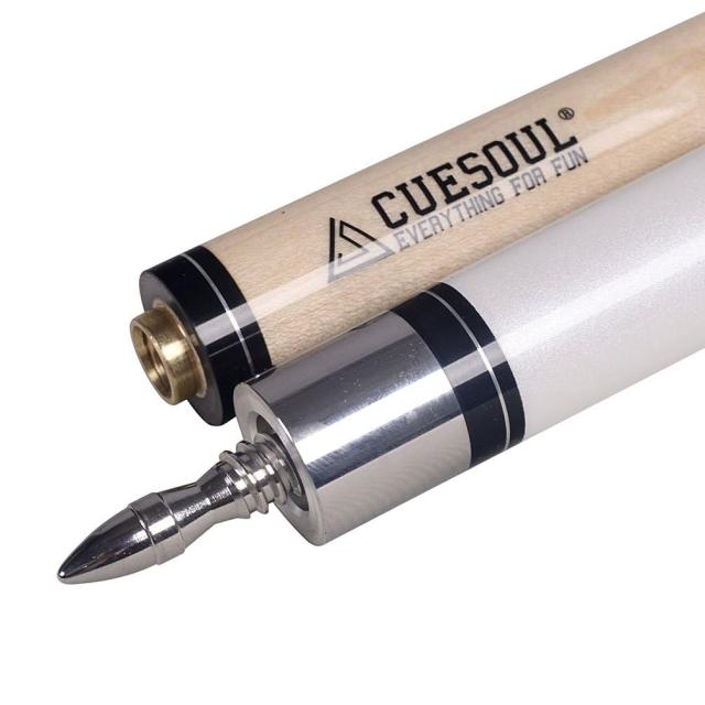 Cuesoul 58” 19oz 2ピースメイプルビリヤードプールキュースティック U102_5