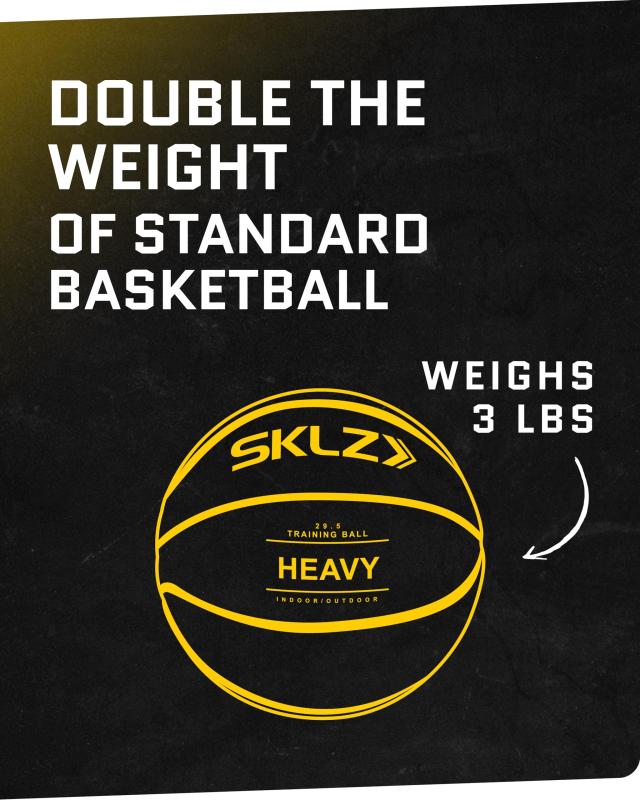 スキルズ(SKLZ) バスケットボール ブラック 1.4kg ヘビーウエイト