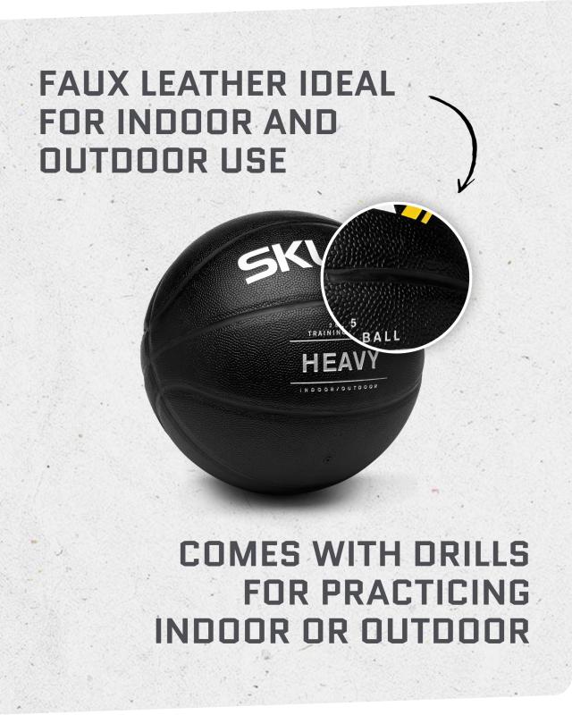 スキルズ(SKLZ) バスケットボール ブラック 1.4kg ヘビーウエイト