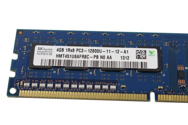 hynix PC3-12800U (DDR3-1600) 4GB 240ピン DIMM デスクトップパソコン