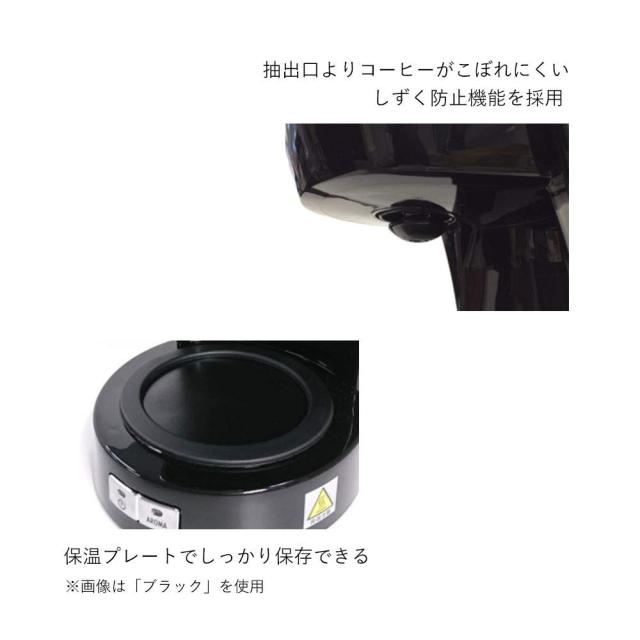 デロンギ(DeLonghi) ドリップコーヒーメーカー 0.65L ホワイト アクティブシリーズ ICM14011J-W_4