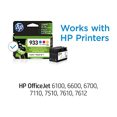 HP 933 | インクカートリッジ3個 | シアン/マゼンタ/イエロー | CN058AN/CN059AN/CN060AN_1
