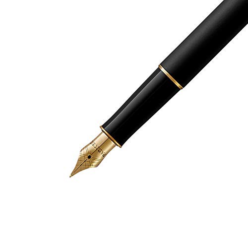 PARKER パーカー 万年筆 ソネット マットブラックGT 細字 18金