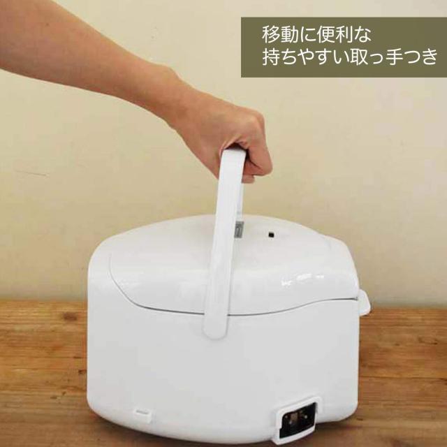 タイガー魔法瓶(TIGER) 炊飯器 3合 一人暮らし用 マイコン 調理メニュー付き 炊きたて ホワイト JAI-R551W_5