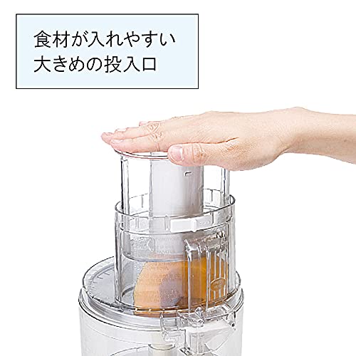 クイジナート フードプロセッサー 1.9L 大容量 3~4人分向け 1台5役(切る・刻む/こねる/薄切り/細切り/おろし) インダクションモーター搭