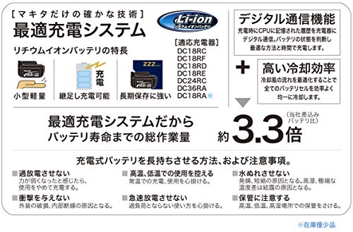 マキタ リチウムイオンバッテリBL1860B 18V 6.0Ah A-60464_2