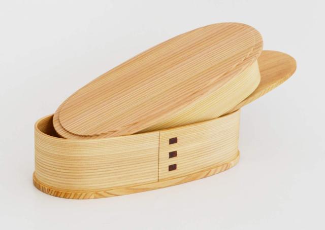 大館曲げわっぱ　廃盤　エッグ弁当　入子 大館工芸社 秋田杉 曲げわっぱ やぐら 弁当 (入子) まげわっぱ