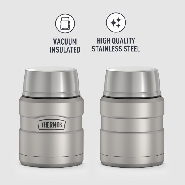 【Supreme❎THERMOS新品】冷14h温9h保温冷ステンレスフードジャー Thermos サーモス ステンレスキング・シルバー・フードジャー
