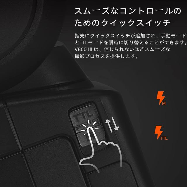 【GODOX正規代理店】GODOX V860III-N カメラフラッシュ 2.4G GN60 1/8000S TTL HSS 高速同期 Nikon D800 / D700 / D7100 / D7000 / D5200