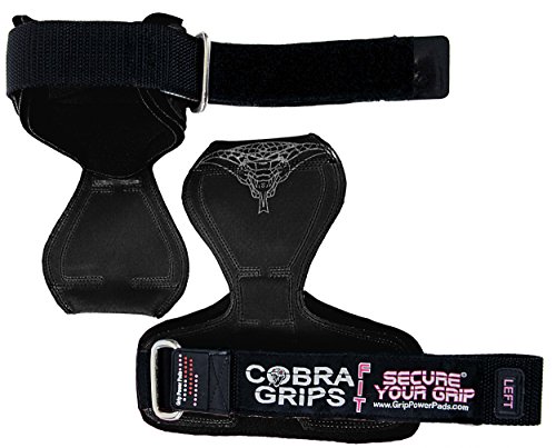 Black Rubber) - Cobra Grips FIT Weight Lifting Gloves, Heavy Duty