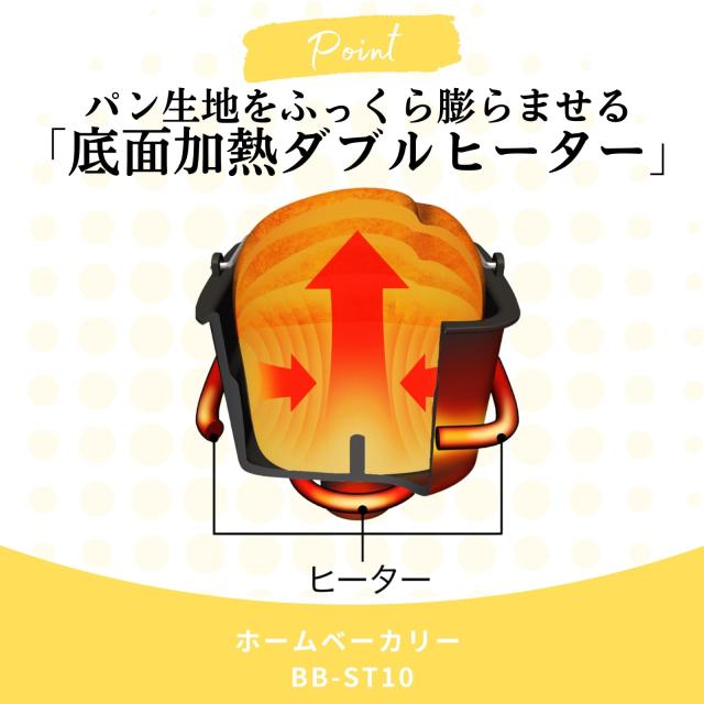 象印マホービン(ZOJIRUSHI) 象印 ホームベーカリー1斤用 BB-ST10-WA