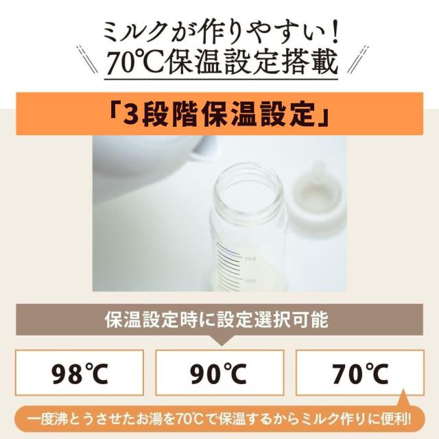 象印 電気ポット 2.2L グレー CD-WY22-HA_3
