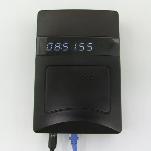 KEISEEDS 共立電子産業 電波時計信号送信機能付き時計(黒) P18-NTPLRBK_4