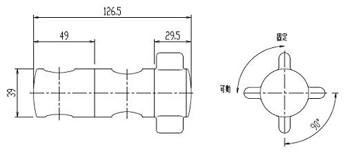 LIXIL(リクシル) INAX スライドバー用シャワーフック部 メッキ A-3682/NC 径24ｍｍスライドバー用の通販はau PAY マーケット  - みんなのSHOP | au PAY マーケット－通販サイト