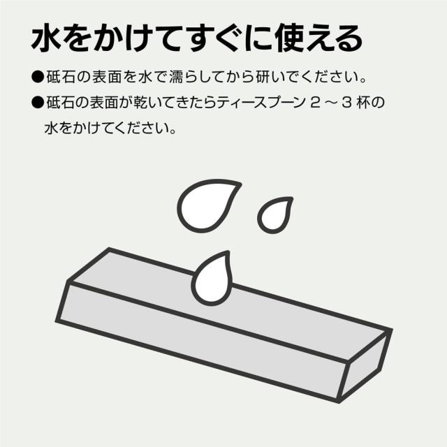 ナニワ(NANIWA) 本職用砥石 剛研 輝(かがやき) #12000 研ぎ台兼収納ケース付き 210×70×10mm NK-2091