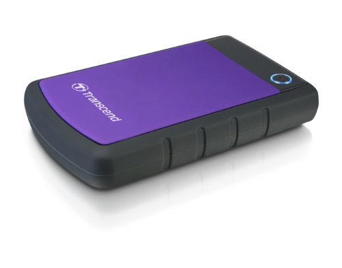 Transcend ポータブルHDD 4TB 【PS5/PS4 メーカー動作確認済】 耐衝撃 USB3.1 Gen1 3年保証 TS4TSJ25H3P(パープル)_2