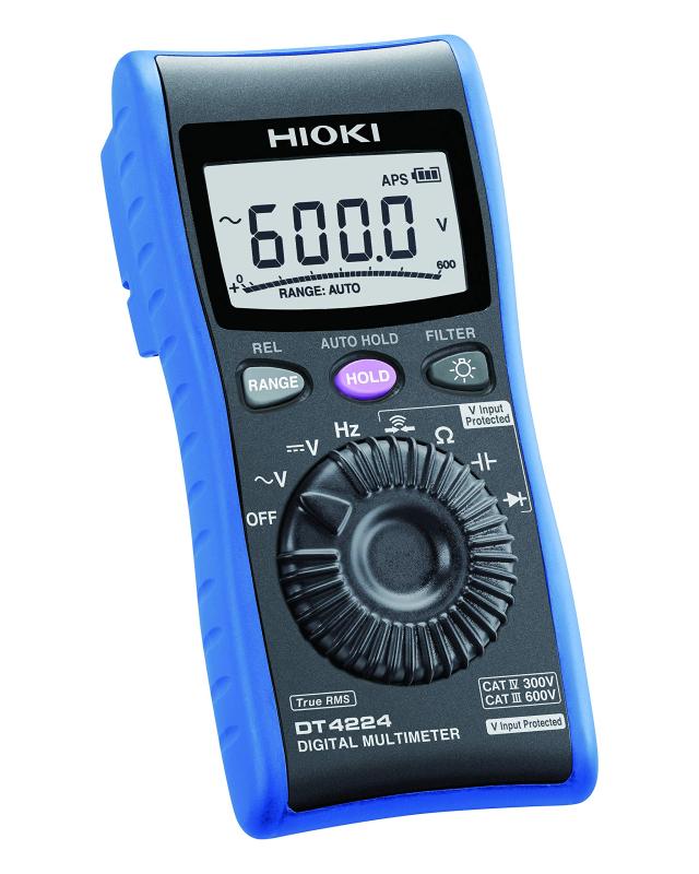 HIOKI (日置電機) デジタルマルチメータ DT4224 (スリムモデル) テスター DMM 日本製