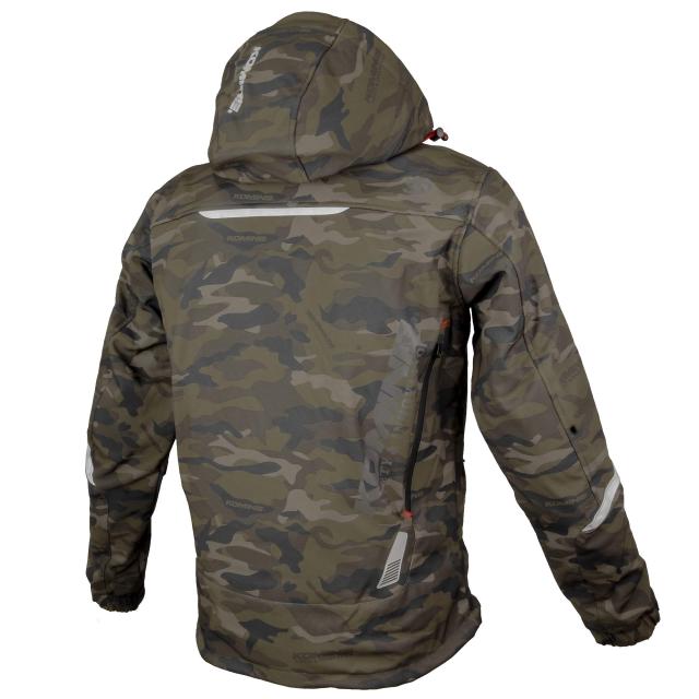 [KOMINE] バイク用 プロテクトソフトシェルウィンターパーカ-イフ JK-579 1066 秋冬春向け 防寒 CE規格レベル2 CE規格 ストレッチ素材 防