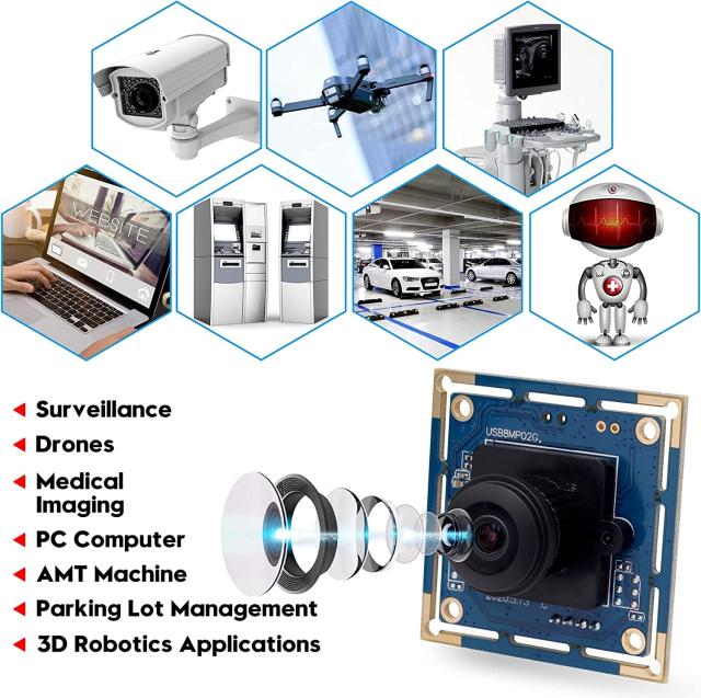 ELP 8mp USB カメラモジュール 2448p ウェブカメラボード 180 度広角ウェブカムモジュール スマート組み込みカメラ IMX179 4k USB ウェブ