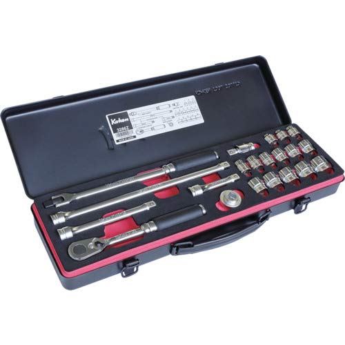 山下工業研究所Ko-ken 3286Z Z-EAL 3/8” (9.5mm)差込 ソケットレンチセット 21ヶ組 3286Z_3