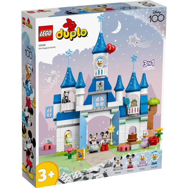 レゴ(LEGO) デュプロ 3in1 まほうのお城 おもちゃ 玩具 プレゼント 誕生日 ブロック 知育 クリスマス 男の子 女の子 子供 1歳半 2歳 6歳_1