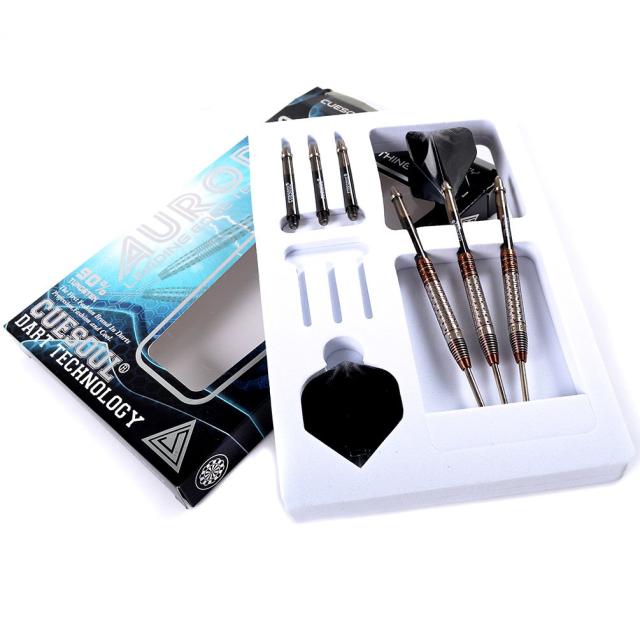 CUESOUL AURORA SERIES 23gスチールチップタングステンダーツセット