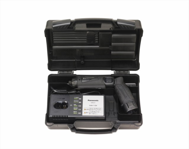 パナソニック 充電スティックドリルドライバー 7.2V 1.5Ah電池パック×1個/充電器/ケース付 高精度小型ドライバー M5 手元用ワイドLED搭の通販は